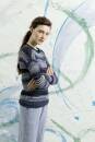 Strickset Pullover Lang Yarns ELLA mit Anleitung in garnwelt-Box S