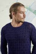 Strickset Pullover Lang Yarns LINO mit Anleitung in...