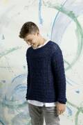 Strickset Pullover Lang Yarns LINO mit Anleitung in garnwelt-Box S