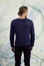Knitting set Sweater LINO with knitting instructions in garnwelt box in size M