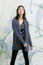Strickset Lange Jacke Lang Yarns MERINO  COMPACT mit Anleitung in garnwelt-Box