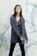 Strickset Lange Jacke Lang Yarns MERINO  COMPACT mit Anleitung in garnwelt-Box S