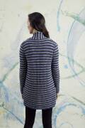 Strickset Lange Jacke Lang Yarns MERINO  COMPACT mit Anleitung in garnwelt-Box S