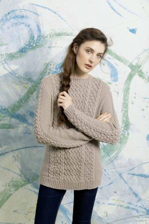 Knitting set Sweater  with knitting instructions in garnwelt box