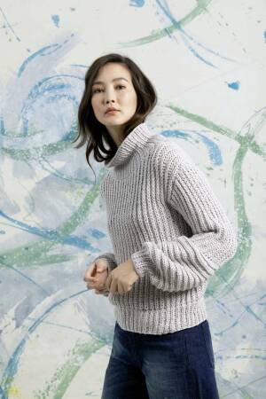 Strickset Pullover Lang Yarns AMIRA mit Anleitung in garnwelt-Box S
