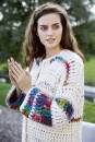 Strickset Mantel Lang Yarns YOUNG / VIRINIA / LAME mit Anleitung in garnwelt-Box