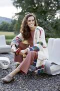 Strickset Mantel Lang Yarns YOUNG / VIRINIA / LAME mit Anleitung in garnwelt-Box S-M
