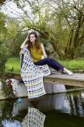 Strickset Decke Lang Yarns ANOUK mit Anleitung in...