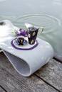 Knitting set Table mat QUATTRO with knitting instructions in garnwelt box in size one size