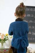 Strickset Wickeljacke Lang Yarns DONEGAL / MOHAIR LUXE mit Anleitung in garnwelt-Box 104
