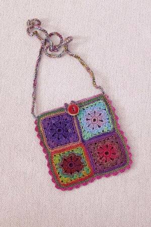 Strickset Tasche Lang Yarns MILLE COLORI BABY mit Anleitung in garnwelt-Box ca 16 x 16 cm