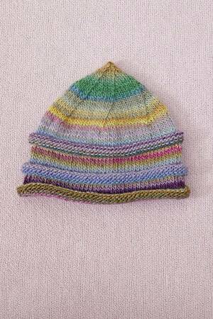 Strickset Mütze Lang Yarns VIVA mit Anleitung in garnwelt-Box 98-104