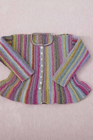 Strickset Jacke Lang Yarns VIVA mit Anleitung in garnwelt-Box