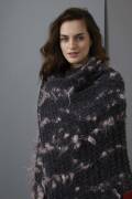 Strickset Tuch Lang Yarns DRAGO / LUSSO / MOHAIR LUXE mit Anleitung in garnwelt-Box ca 100 x 170 cm