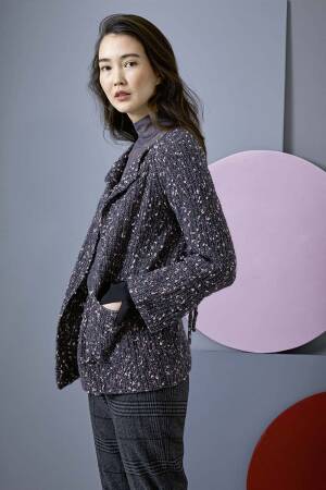 Strickset Jacke Lang Yarns FREYA mit Anleitung in garnwelt-Box S