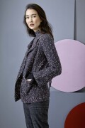 Strickset Jacke Lang Yarns FREYA mit Anleitung in garnwelt-Box M