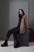 Strickset Jacke Lang Yarns MALOU LIGHT mit Anleitung in garnwelt-Box L