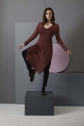 Strickset Kleid Lang Yarns MOHAIR LUXE / CANAPA mit Anleitung in garnwelt-Box M