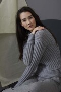 Strickset Pullover Lang Yarns CASHMERE PREMIUM mit Anleitung in garnwelt-Box XL
