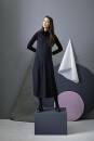 Knitting set Dress CASHMERE LACE with knitting instructions in garnwelt box in size M-L