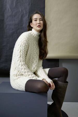 Strickset Pullover Lang Yarns LUNA mit Anleitung in garnwelt-Box S-M