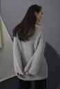 Knitting set Sweater with cowl  with knitting instructions in garnwelt box