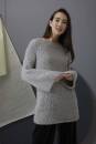 Knitting set Sweater with cowl  with knitting instructions in garnwelt box