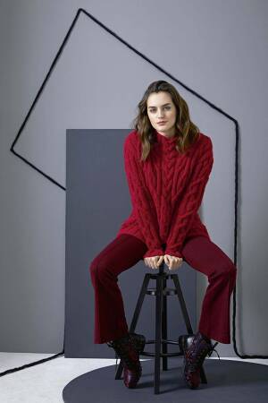 Strickset Pullover Lang Yarns LUNA mit Anleitung in garnwelt-Box S-M