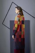 Knitting set Long coat  with knitting instructions in garnwelt box in size S-M