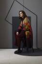 Knitting set Long coat  with knitting instructions in garnwelt box in size S-M