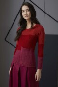 Strickset Pullover Lang Yarns MERINO  mit Anleitung in garnwelt-Box L