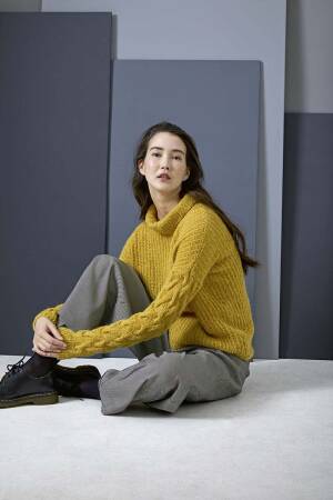 Knitting set Pullover  with knitting instructions in garnwelt box in size XL