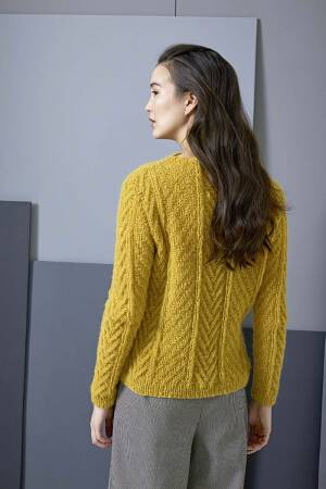 Strickset Pullover Lang Yarns ALPACA SUPERLIGHT mit Anleitung in garnwelt-Box