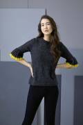 Strickset Pullover Lang Yarns LUSSO mit Anleitung in garnwelt-Box S
