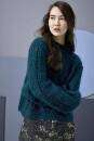 Knitting set Sweater  with knitting instructions in garnwelt box in size M