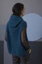 Knitting set Sleeveless pullover with hood MOHAIR LUXE with knitting instructions in garnwelt box