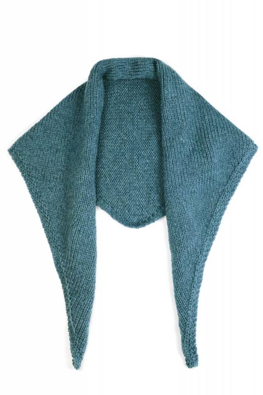 Knitting set Shawl  with knitting instructions in garnwelt box in size ca 54 x 140 cm