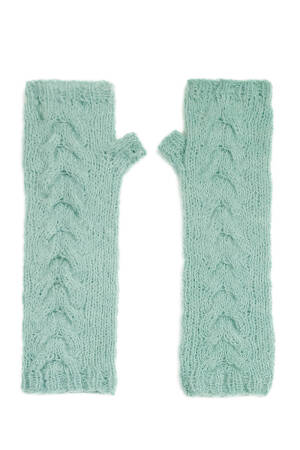 Knitting set Wristlets  with knitting instructions in garnwelt box