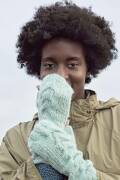 Strickset Wristlets  WOOLADDICTS WATER ACHIEVE-MINT mit...