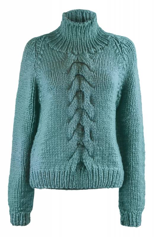 Strickset Pullover  mit Anleitung in garnwelt-Box in Größe XL