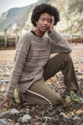 Strickset Pullover  WOOLADDICTS EARTH PEBBLES mit Anleitung in garnwelt-Box S