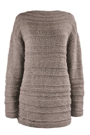 Strickset Pullover  WOOLADDICTS EARTH PEBBLES mit Anleitung in garnwelt-Box L