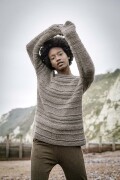Strickset Pullover  WOOLADDICTS EARTH PEBBLES mit Anleitung in garnwelt-Box L
