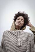 Strickset Poncho  WOOLADDICTS AIR BALMY BREEZE mit Anleitung in garnwelt-Box S-M