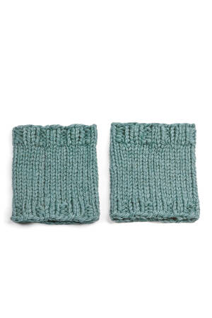 Strickset Gaiters  WOOLADDICTS FIRE BUCKET TOPS mit Anleitung in garnwelt-Box ca 18 x 36 cm