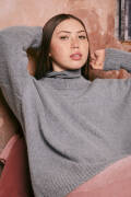 Strickset Pullover  WOOLADDICTS WATER SMOKY QUARTZ mit Anleitung in garnwelt-Box