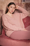 Strickset Pullover  WOOLADDICTS WATER JULIET mit Anleitung in garnwelt-Box S-M