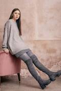 Knitting set Pullover  with knitting instructions in garnwelt box in size S-M