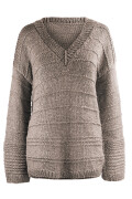 Knitting set Pullover  with knitting instructions in garnwelt box in size L