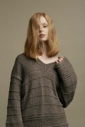 Knitting set Pullover  with knitting instructions in garnwelt box in size L
